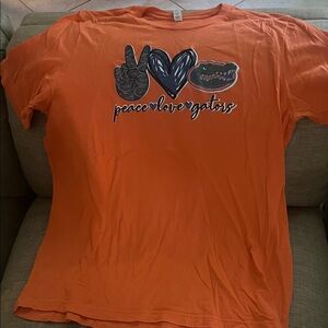 Vibrant Orange Graphic Tee